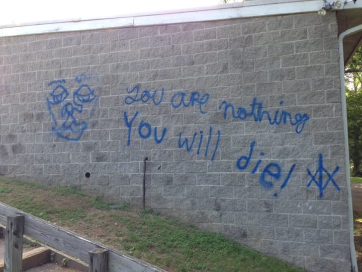 Zinnser Park was damaged by graffiti over the June 7-8 weekend