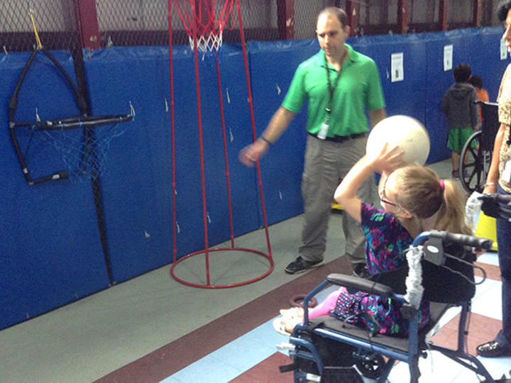 Students from S.J. Preston Elementary School recently participated in the first annual disability awareness day. 