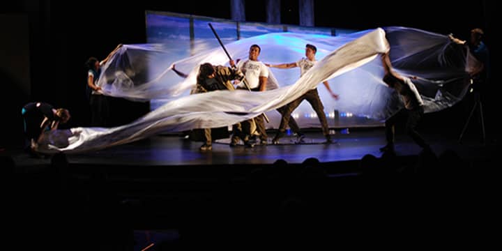 The National Players recently staged a performance of &quot;The Odyssey&quot; at Louis M. Klein Middle School. 