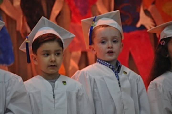Twenty-eight kindergarten students graduated and received diplomas at St. Joseph&#x27;s School graduation. 