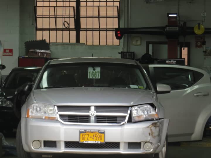 Laser Wheel Alignment was full of Westchester County cars needing minor and major repairs.