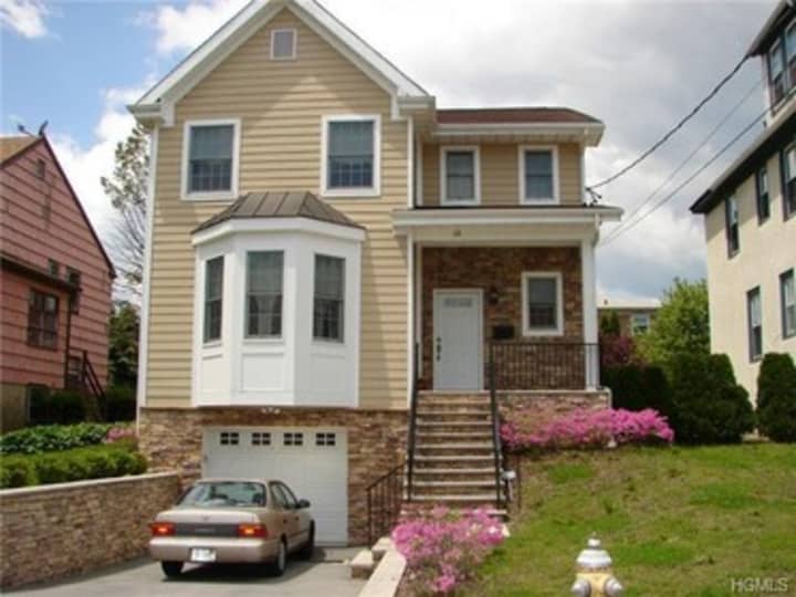 This house at 15 Richardson Place in Eastchester is open for viewing on Saturday.
