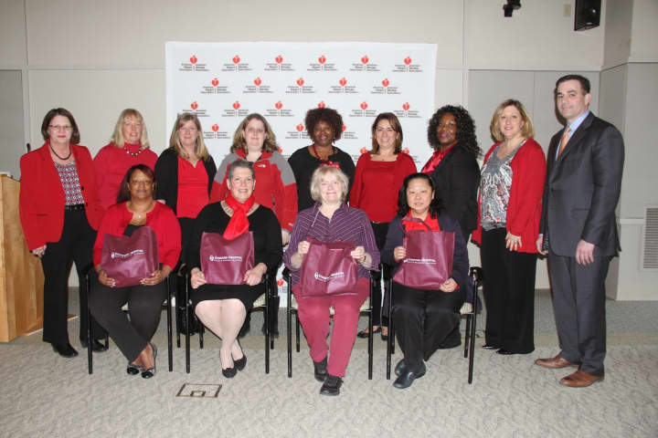The 11 women selected for the &quot;BetterU Challenge at Stamford Hospital. See story for identifications. 