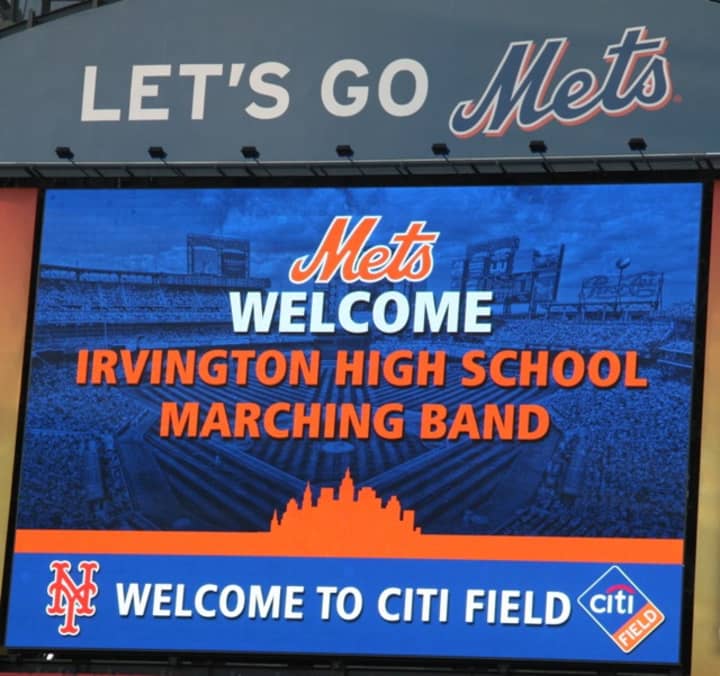 The Irvington High School Marching Band will perform at Citi Field on Sept. 17. 