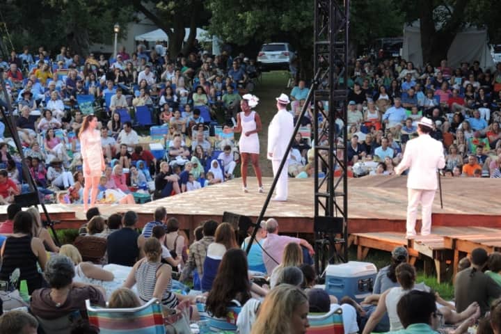 Shakespeare on the Sound is presenting The Two Gentlemen of Verona in Pinkney Park through June 29.