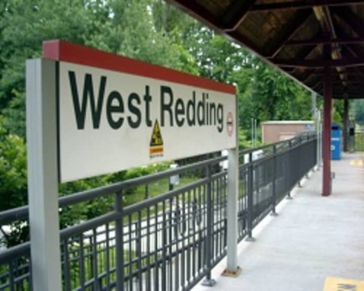 The platform at West Redding on the Danbury branch of Metro-North. 