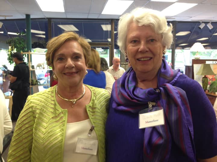 (L to R) Celeste Coughlin of White Plains and Ursula Huff, founders of the store.