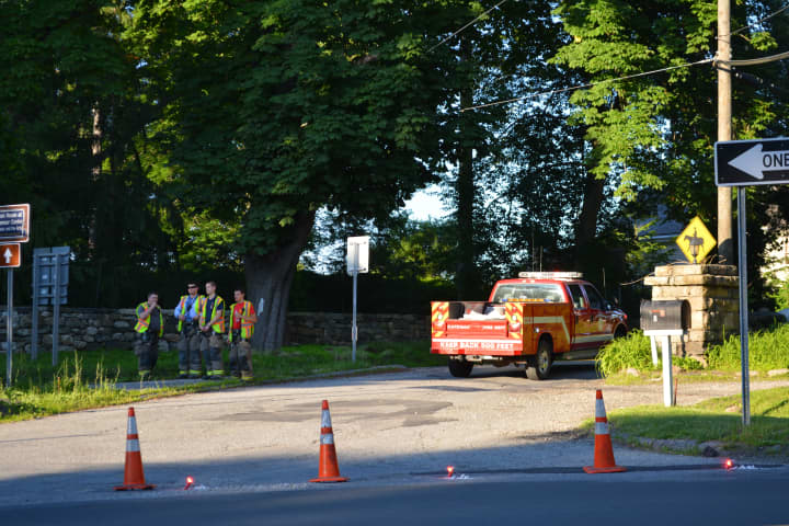 Emergency crews responded to the accident at Girdle Ridge Road and Route 22 in Katonah.