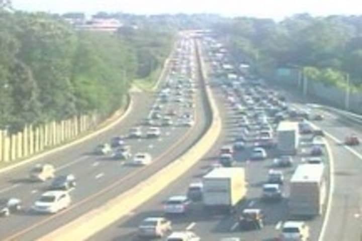 Traffic was jammed again throughout Fairfield County, making for a touch afternoon commute. 