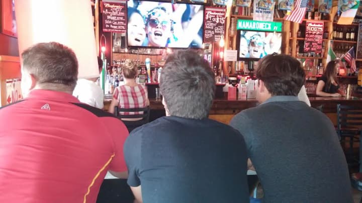Fans watch World Cup USA-Belgium game at O&#x27;Connor&#x27;s Pub In White Plains.