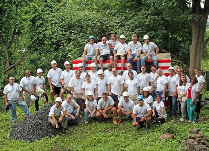 OLA Consulting Engineers participated in build day with Habitat for Humanity. 