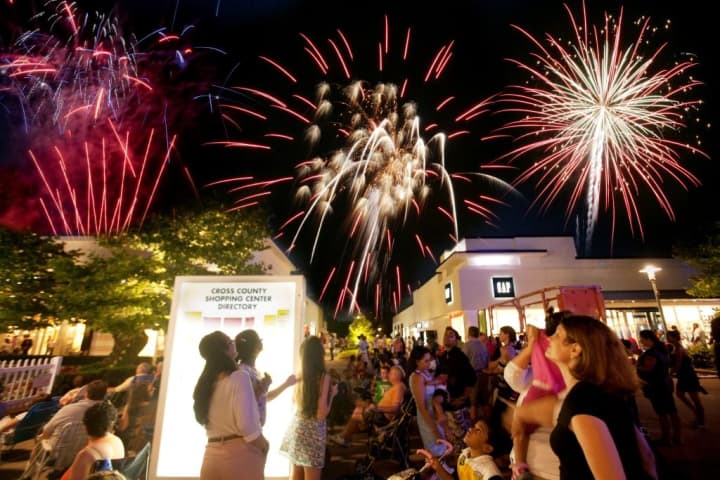 The Cross County Shopping Center fireworks show has been rescheduled for Saturday, July 12. 