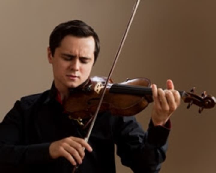 Young Ukrainian violinist Aleksey Semenenko will perform on Saturday, Oct. 18.