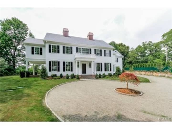 This house at 3 Meadow Road in Scarsdale is open for viewing on Sunday.