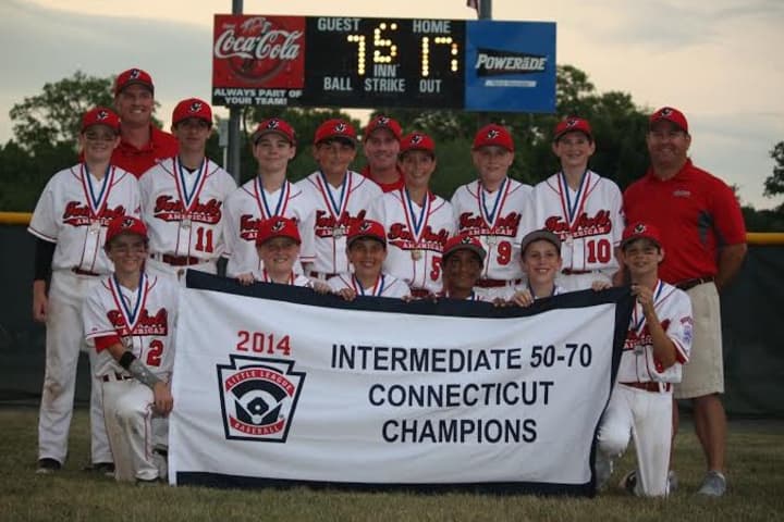 Fairfield American won the state Little League championship in the 50-70 division. See story for IDs.