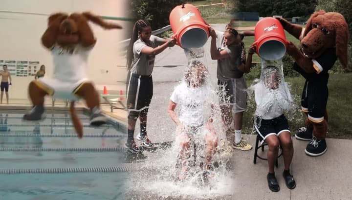 Pace University women&#x27;s basketball coaches participate in Chillin 4 Charity initiative for the Kay Yow Cancer Fund. 