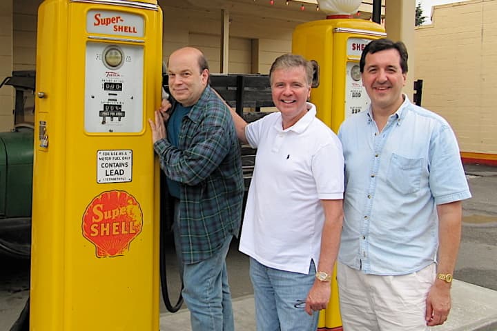 From left are Jerold Goldstein, Fred Stark and William Squier, the authors of &#x27;Route 66,&#x27; which debuts Wednesday at the Summer Theatre of New Canaan.