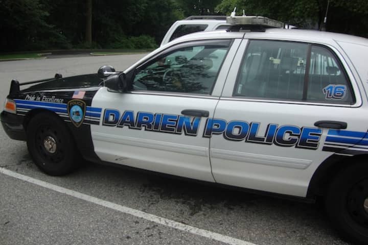 Police said a man found someone rummaging through his mother&#x27;s car at their home on Hillside Avenue in Darien.