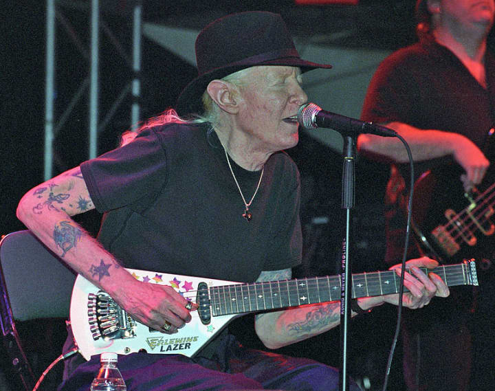 Blues icon Johnny Winter, who lived in Easton, was found dead in a Zurich hotel on Thursday. 