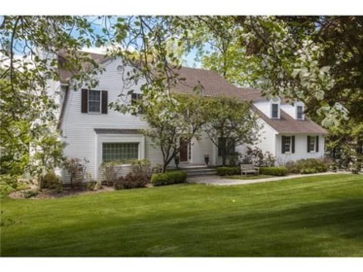 This house at 38 Ludlow Drive in Chappaqua is open for viewing on Saturday.