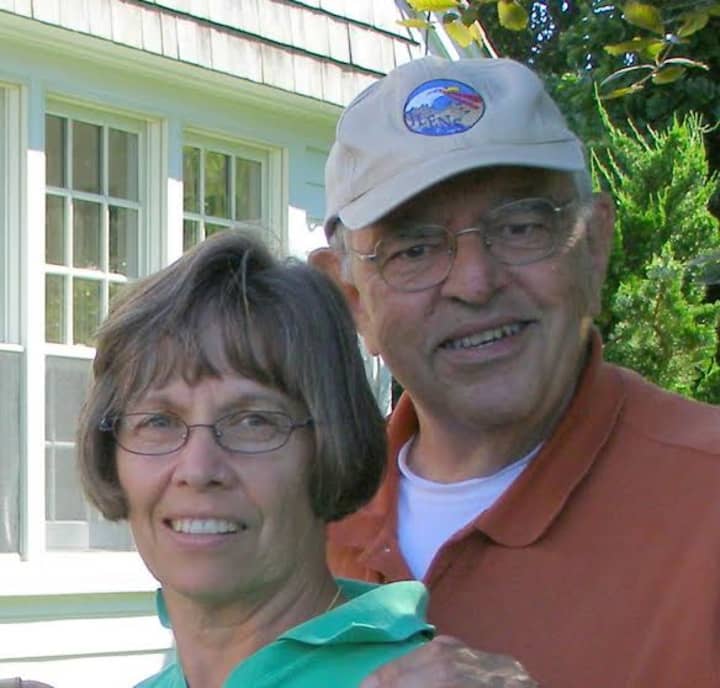 Tarrytown native and author of the family memoir 27 Cottage Place Peter Barbella Jr. and his wife, Gayann Tricarico Barbella.