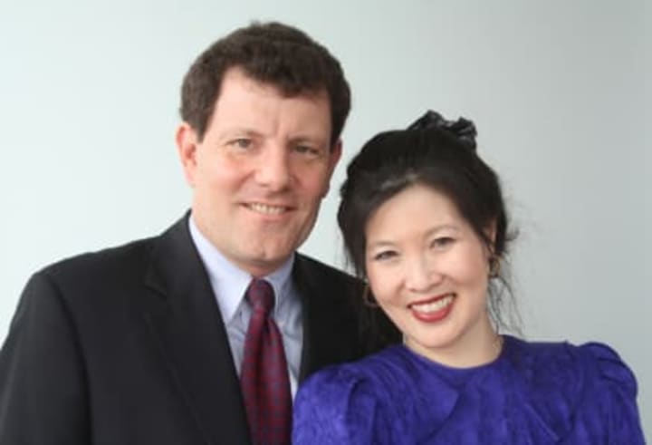 Pulitzer Prize winners Nicholas Kristof and Sheryl WuDunn