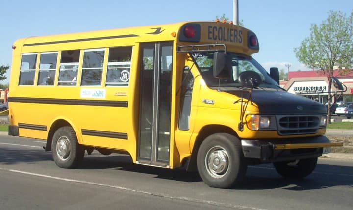 Westchester County Board of Legislators&#x27; Chairman Michael B. Kaplowitz voted to purchase a 2008 Ford E350 for the town of Yorktown for $1. A Ford E350 is used as a school bus (above). 