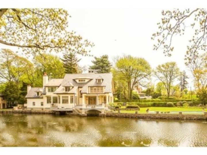 The house at 26 Searles Road in Darien is open for viewing on Sunday.