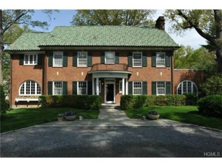 This house at 290 Overlook Road in New Rochelle is open for viewing on Sunday.