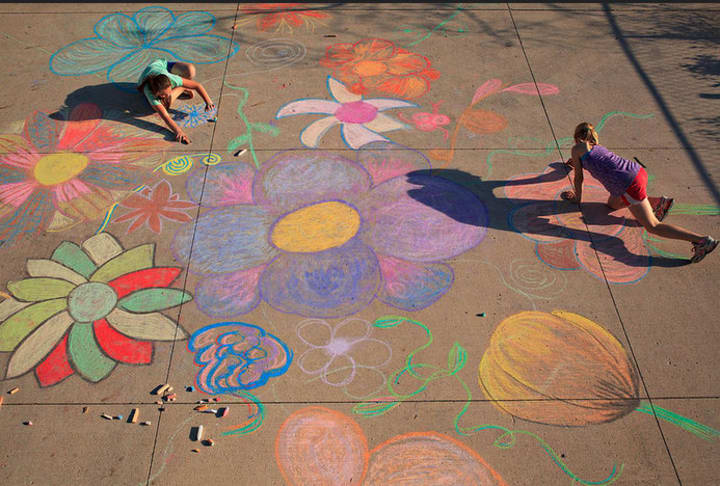 Artists are invited to apply to participate in Cross County Shopping Center&#x27;s Sidewalk Chalk Art Festival.