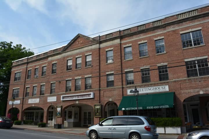 The Bedford Playhouse building, which includes the movie theatre and retail.