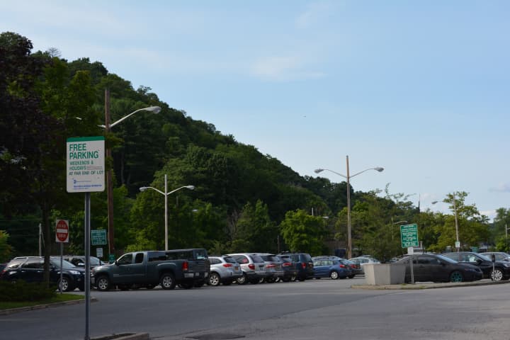 The North Moger parking lot in downtown Mount Kisco.