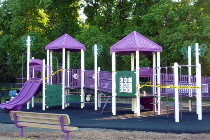 The playground at Long Lots School in Westport 