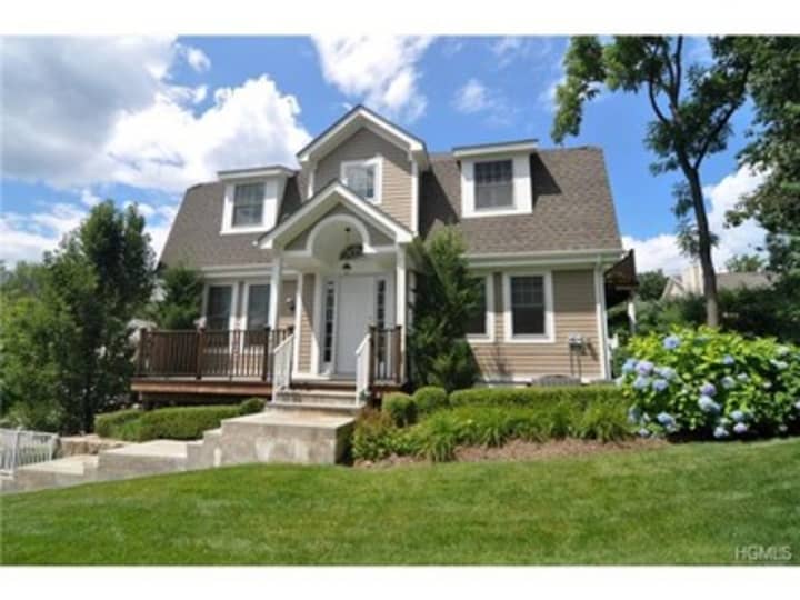 This house at 24 Glassbury Court in Mount Kisco is open for viewing on Sunday.
