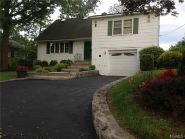 This house at 50 Hickory Hill Road in Eastchester is open for viewing on Sunday.