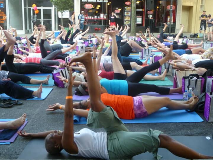 A yoga program that will be held at The Westchester in White Plains will allow patrons to learn the benefits of combining yoga with walking. 