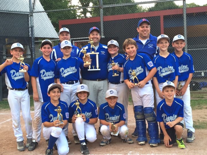 The Darien 9/10 American Little League squad took home first place in the Stamford Tournament. 