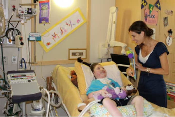 Max Amar, with his mother, Rachel, was the first child admitted to the Elizabeth Seton Pediatric Centers Long-Term Ventilator Care Program back in 2006. Max is currently a resident of the pediatric center. 