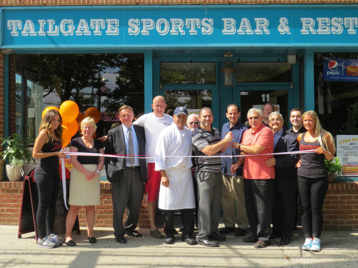 There were several New Rochelle dignitaries on hand to welcome the new restaurant to the neighborhood.
