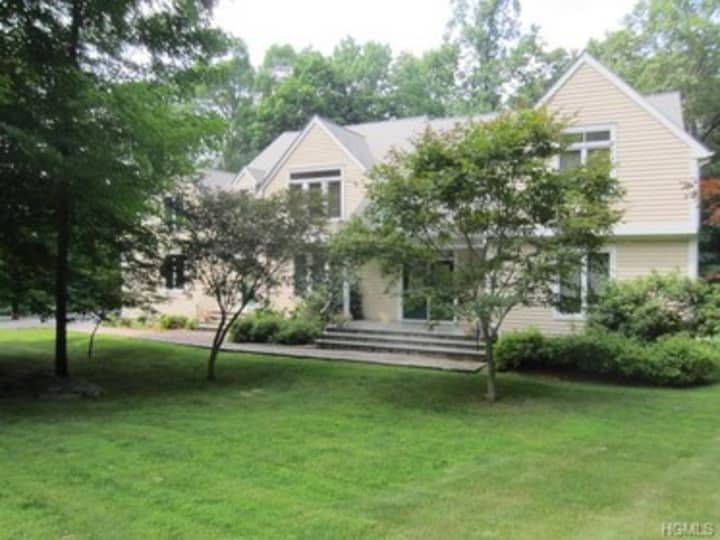 This house at 15 Spring Glen Drive in Mount Kisco is open for viewing on Sunday.