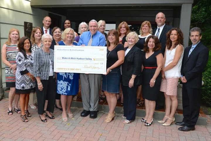 Hudson Gateway Association of REALTORS members recently  raised nearly $8,000 for Make-A-Wish Hudson Valley.