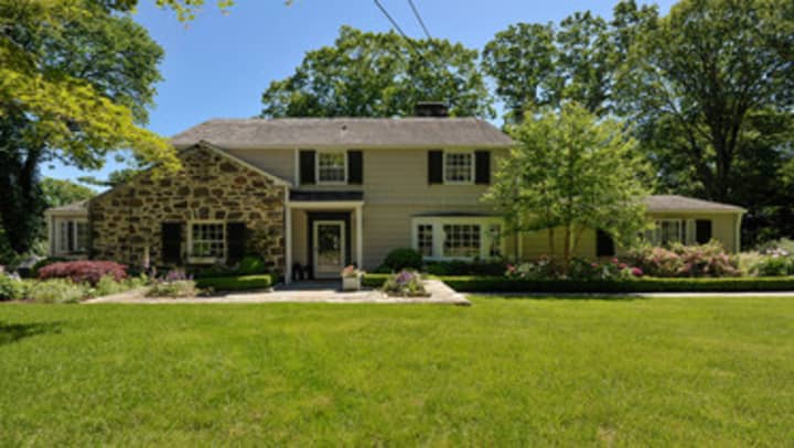 This house at 17 Deepwood Drive in Chappaqua is open for viewing on Saturday.