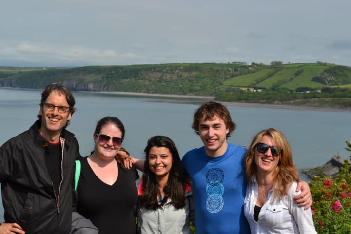Creative writing students from Manhattanville College had the opportunity to study abroad. 