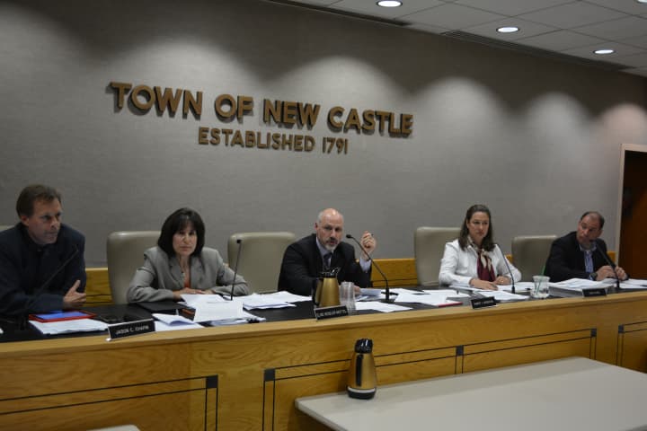 The New Castle Town Board at its Aug. 12 meeting.