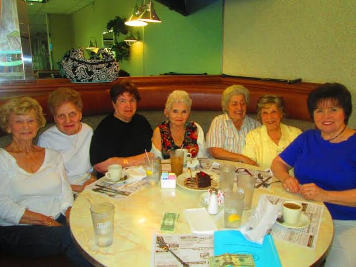 From left: Dot Buccheri, Fran Terry, Julie Lanza, President - Doris Kramer, Ann Pezzola, Paul Tarantino and Connie Vaccaro. Not pictured: Nancy Vitaliano, Micky Wright, Ela Hathaway, Augusta Scari.