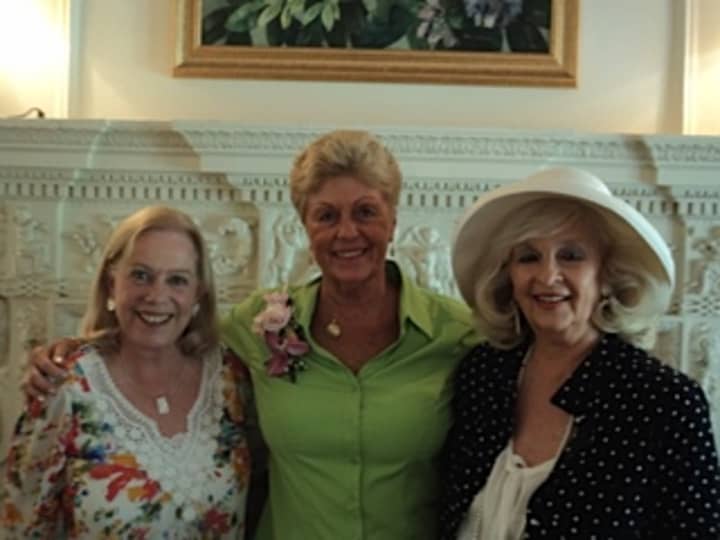 From left to right, club members Barbara Dannenberg, Mitzi Renz and Barbara Vrooman.
