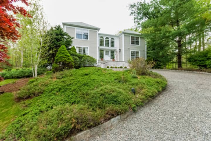 The house at 411 Thayer Pond Road in Wilton is open for viewing on Sunday.
