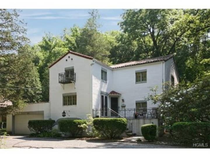 This house at 1126 Post Road in Scarsdale is open for viewing on Sunday.