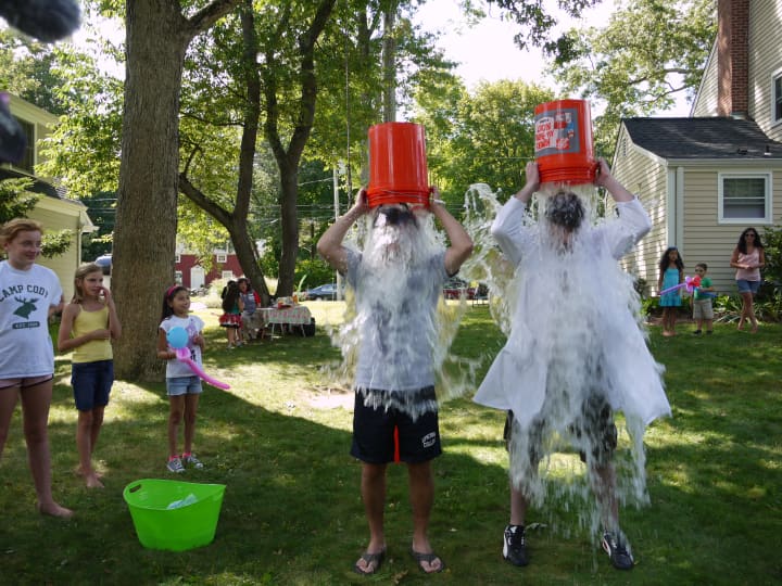 Norwalk State Sen. Bob Duff and Ridgefield&#x27;s Dr. Shawn Tittle both dumped buckets of ice water over their heads in response to their ALS Ice Bucket Challenges. 