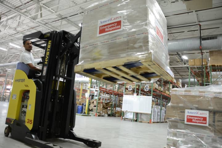 Medical supplies from Stamford-based AmeriCares are headed for Liberia to help fight the ebola breakout. 
